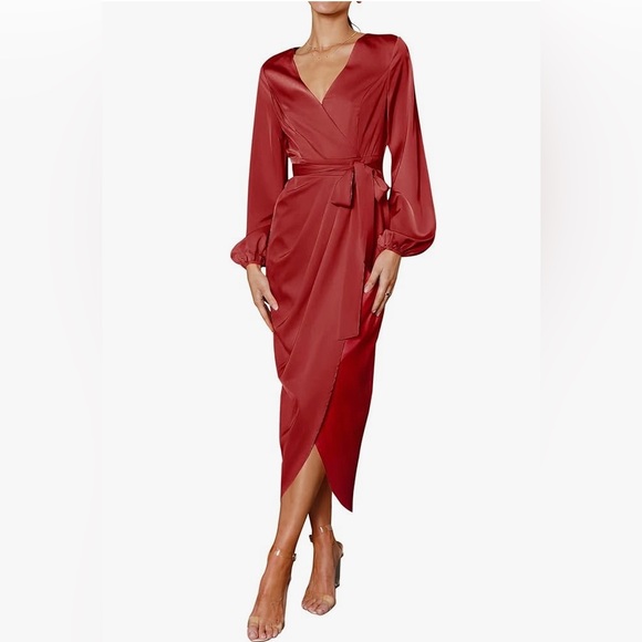 Vintage Inspired Red Dress - Picture 3 of 14